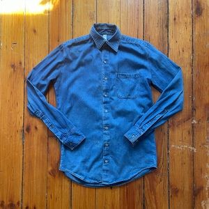 Gently Worn Long Sleeve Denim Button Up